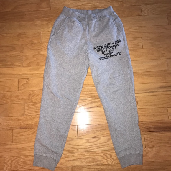 Billionaire Boys Club Gray Sweatpants Mens SMALL - Picture 2 of 8